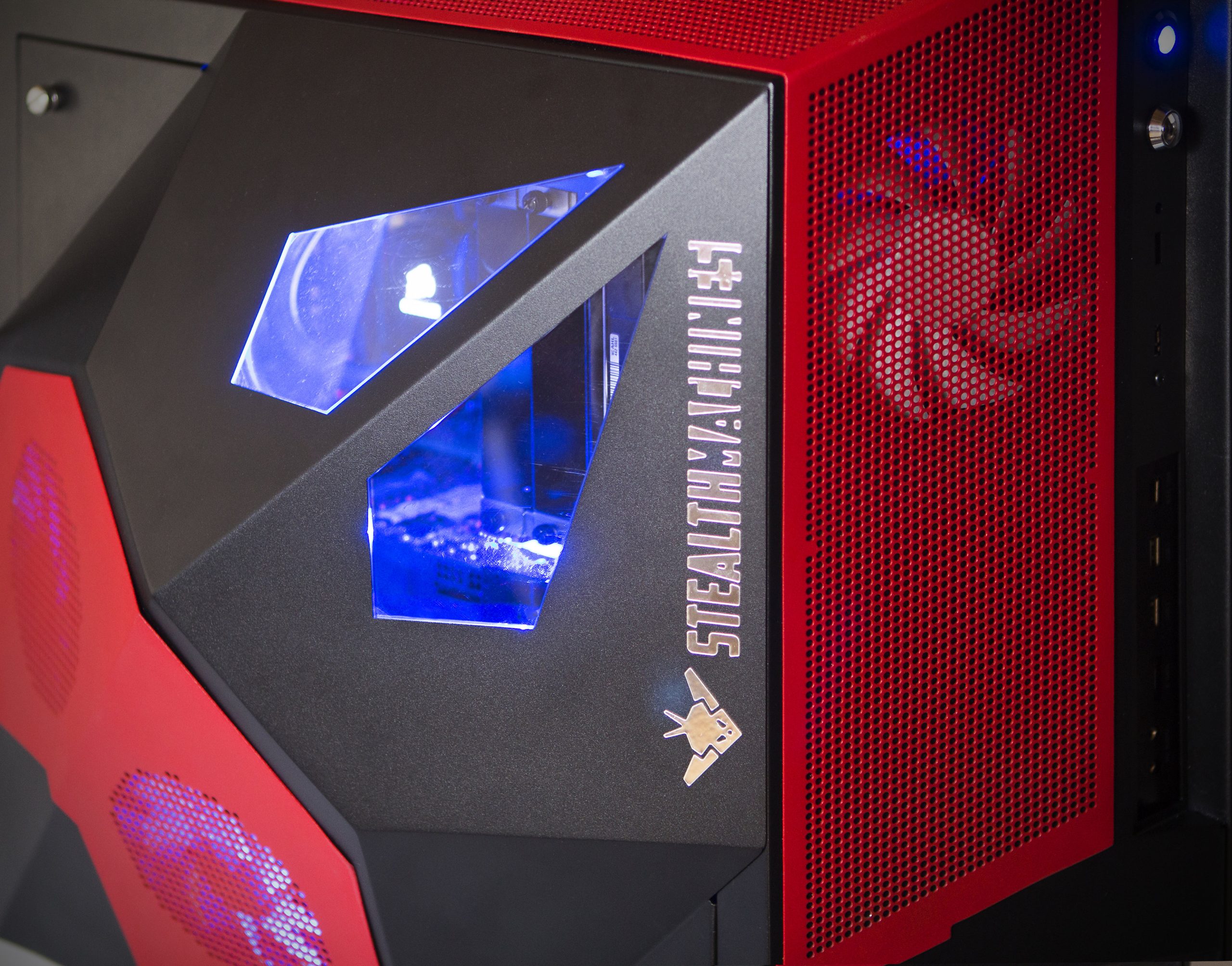 StealthMachines logo close-up